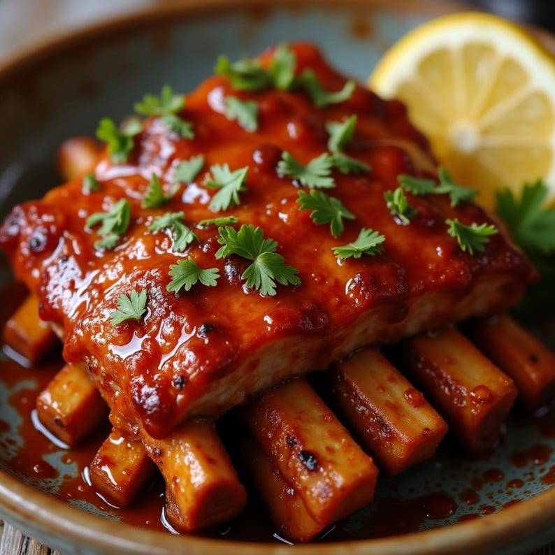 Hot Lemon Rib BBQ Pork Ribs Recipe: Smoky, Juicy & Fall-off-the-bone Tender (step-by ...