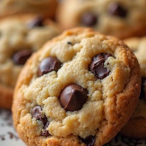 Chewy Chocolate Chip Cookies Recipe | Classic Bakery-Style Cookie PDF | Soft and Gooey Dessert | Easy Baking Printable Treat.