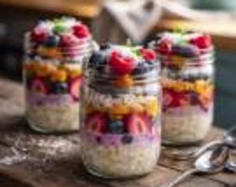 Berry Overnight Oats Recipe | Healthy, No-Cook Breakfast by Joulia