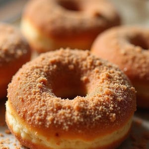 Baked Cinnamon Sugar Donuts | Easy Oven Donut Recipe PDF | Perfect for Breakfast or Brunch.