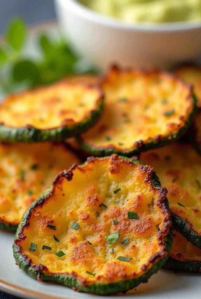 Olive Oil Crispy Baked Zucchini Chips Zucchini Recipe