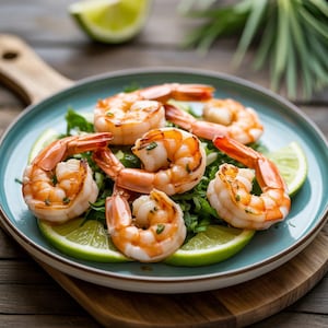 Grilled Shrimp Scampi Recipe | Garlic Butter BBQ Shrimp | Light & Flavorful Summer Meal (Digital Recipe).
