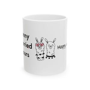Funny Wedding Anniversary Mug, Cute Couple Gifts, Llama Lover Present, Still Married, Happy Mug, Unique Gifts for Her