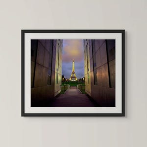 Eiffel Tower Night Photograph: Paris France Fine Art (Digital Download