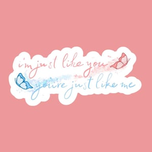 Je suis comme vous | autocollant fantaisie | Sticker princesse | Autocollant en vinyle laminé de qualité supérieure de 3,5 pouces !