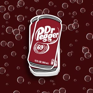 Dr. "Pegger." / Adesivo in vinile laminato premium da 4" / Adesivi divertenti!