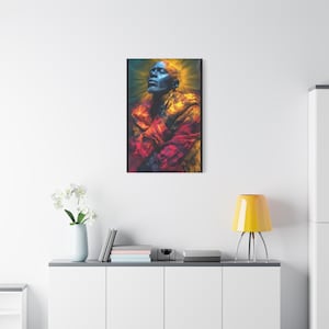 Vibrant Canvas Wall Art: Modern Home Decor, Meditation Art