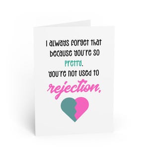 Funny Greeting Cards, Humorous Relationship Card, Sarcastic Breakup Card, Friendship Card, Sympathy Note, Thinking of You Card, Hot Friend