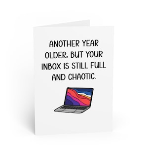 Tarjetas de felicitación de cumpleaños divertidas para amigos, tarjetas humorísticas, chistes para la bandeja de entrada, celebraciones, tarjetas para regalar.