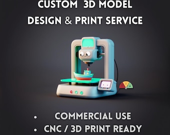 Custom 3D Printing - CAD Modeling Service Personalized 3D Model Design & Print For CNC Router 3d Printer