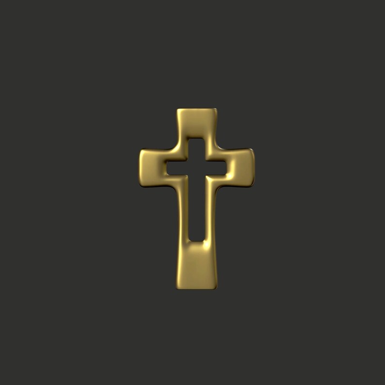 Jesus Cross Crucifix STL File for CNC Wood Carving Epoxy Resin 3D ...