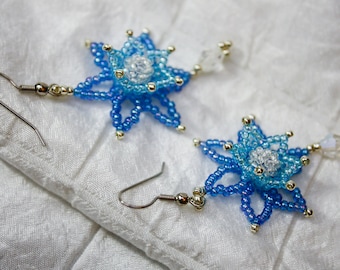 Openwork Flower Earrings, Available in 6 Colors