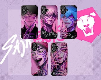 Saja Boys Mobile Phone Case Cover Protector for Kpop Demon Smartphone - Iphone, Galaxy and Pixel - Jinu, Mystery, Baby, Romance and Abby