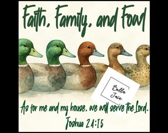 Ensemble Christian Duck Hunting PNG : Faith Outdoorsman Design (téléchargement numérique)