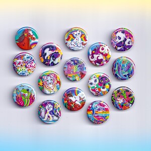 Small Vintage 90&#39;s Button Pin/ Magnet Set - 1 Inch