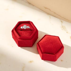 Wedding Ring Box, Engagement Ring Box, Velvet Ring Box, Ring Box, Ring Bearer Box, Single Ring Box, Proposal Ring Box, Organizer Ring Box