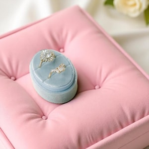Engagement Ring Box, Wedding Ring Box, Personalized Ring Box, Ring Bearer Box, Engraved Ring Box, Multi Ring Box, Velvet Rings Box