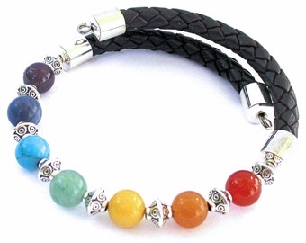 2-Pack Lava Stone Healing Bracelet – Chakra Beads, Reiki, Essential Oil Diffusing, Stretch Fit (8mm Beads, 40g) - View #7