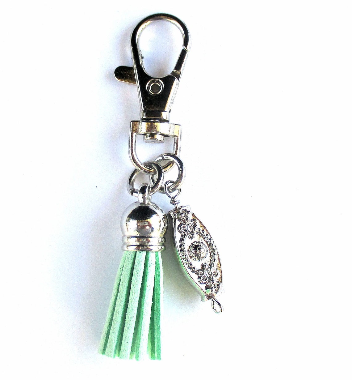 Zipper Pull Charms Tassel Zipper Pull Silver Accessories for Etsy