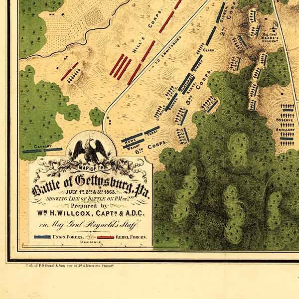 Antique Gettysburg Battle Map - Il 600x600.1427857583 Gbq5 