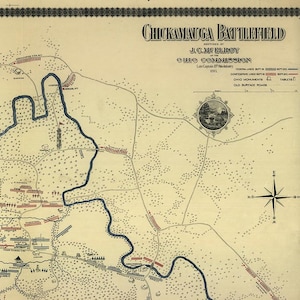 Chickamauga Battlefield 1863 (created 1895)
