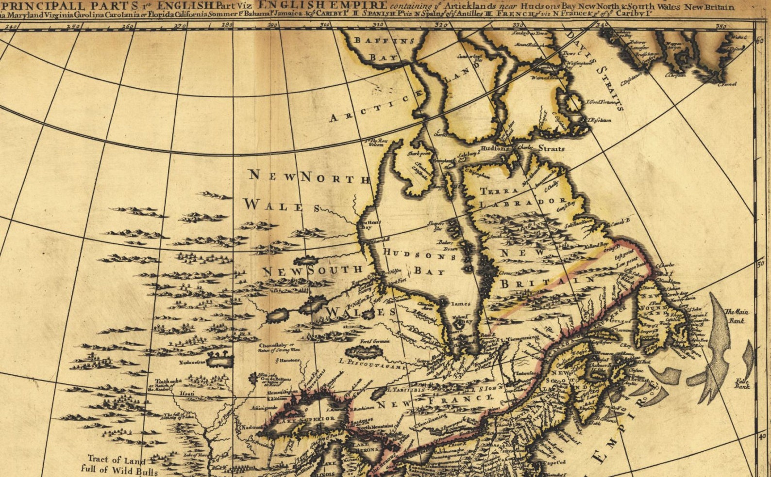 Antique Map of North America 1685 - Etsy Canada