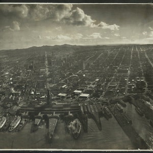 San Francisco Luftbild Panorama 1906