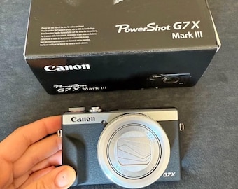 Canon G7X Mark III – Fotocamera compatta 4K praticamente nuova