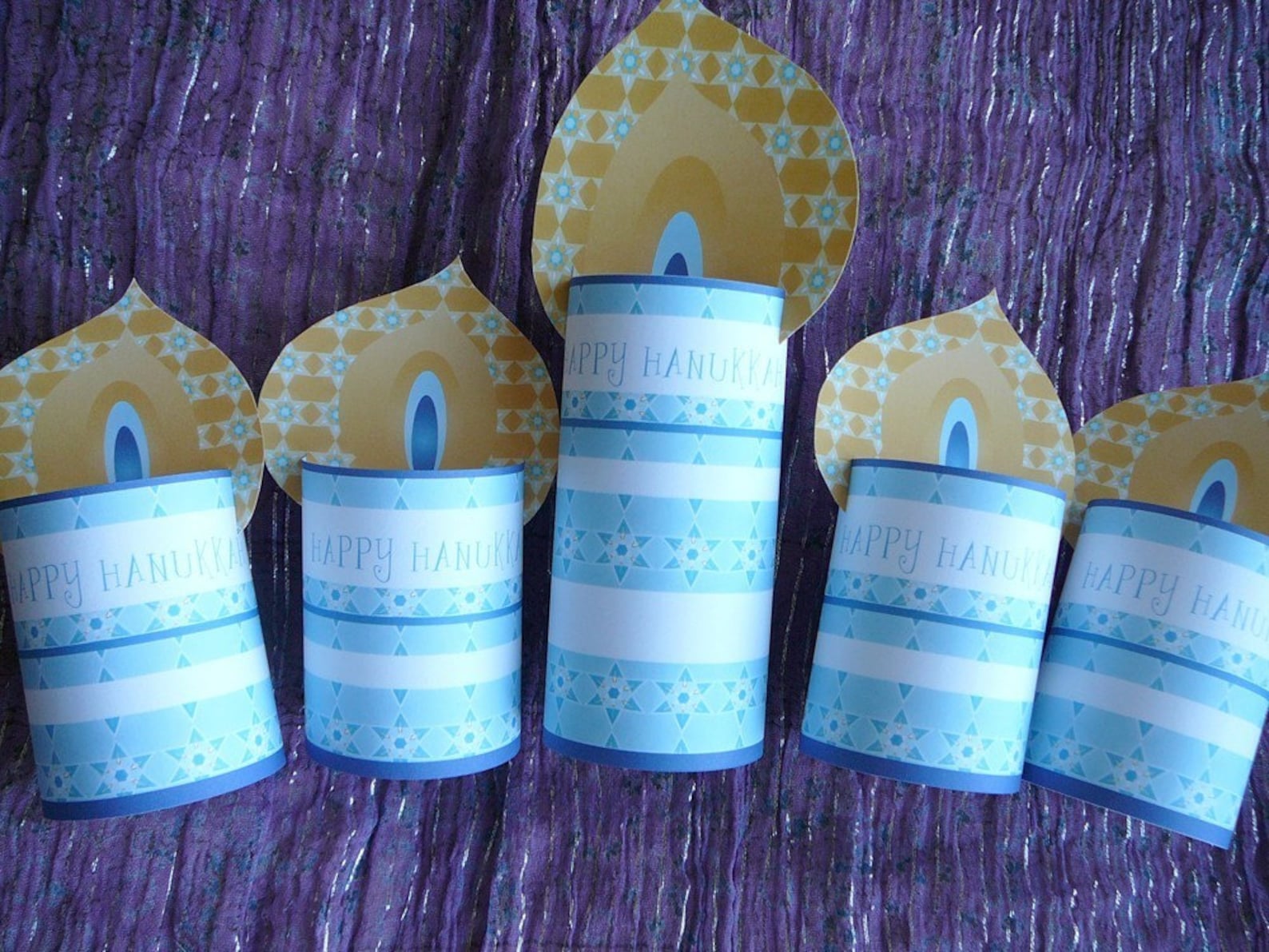 Hanukkah Decorations DIY Printable Etsy