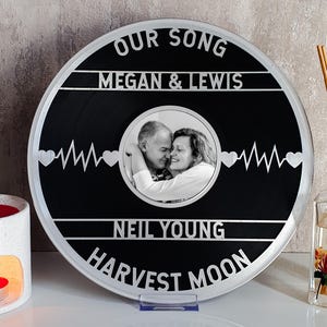 Disco de vinilo con la canción del primer baile: vinilo personalizado. Regalo perfecto para una boda o inauguración de la casa.
