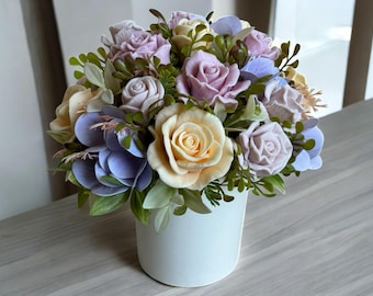 Soap Rose Flower Bouquet – Elegant Floral Gift Arrangement