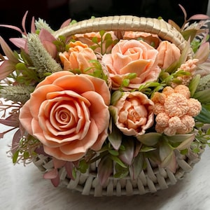 Handcrafted Soap Flower Arrangement – Floral Gift