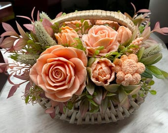 Handcrafted Soap Flower Arrangement – Floral Gift