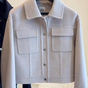 Hermes Cashmere Jacket Prewoned, Authentic Hermes Jacket Hoodie In Excellent Condition