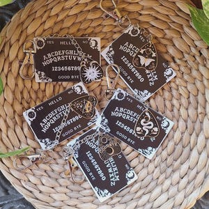 ouija board keychain