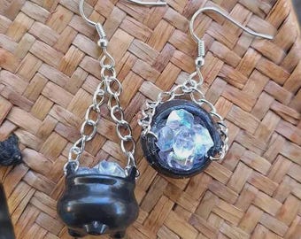 cauldron earrings