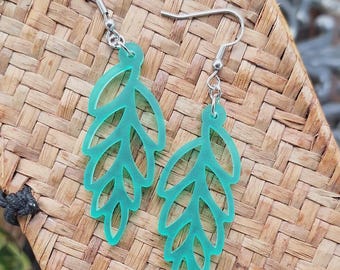 leaf earrings