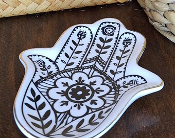 hamsa hand trinket dish