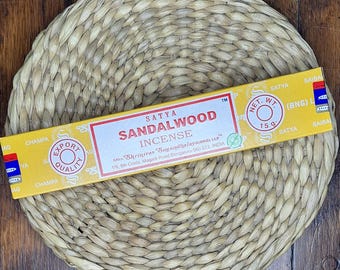 Satya SANDALWOOD incense || 12 sticks