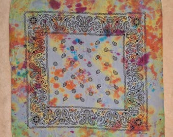 the mess tie-dyed bandana