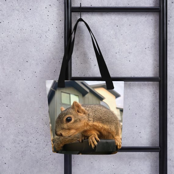 SCRAPPY "Houses"--All-Over Print Tote bag