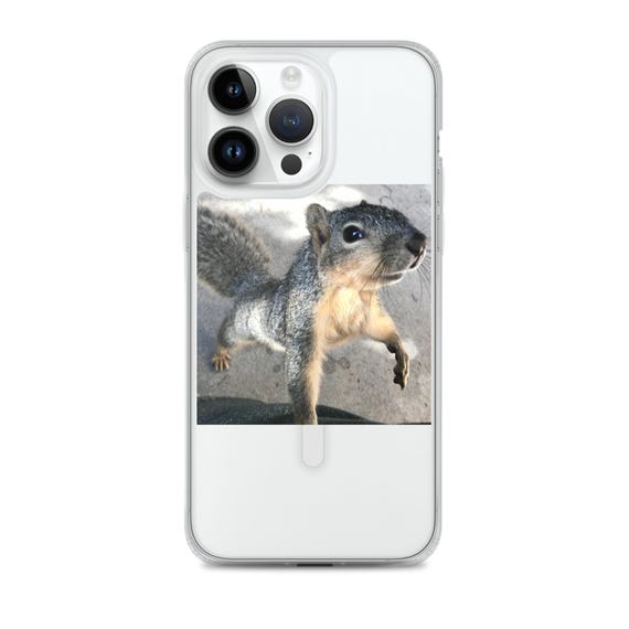 PUSHY "Pegasus"--MagSafe® Clear Squirrel  iPhone® Case