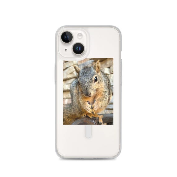 PEEKABOO "Flirt"--MagSafe® Clear Squirrel iPhone® Case