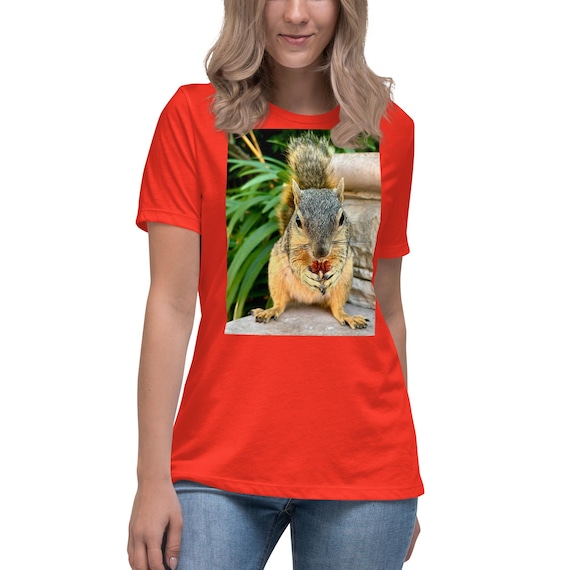 ROSA "Portrait with Greenery"--Women's Relaxed T-Shirt