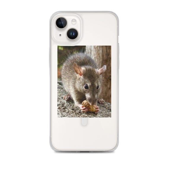 LUCKY "Roof Rat"---MagSafe® Clear Rat iPhone® Case