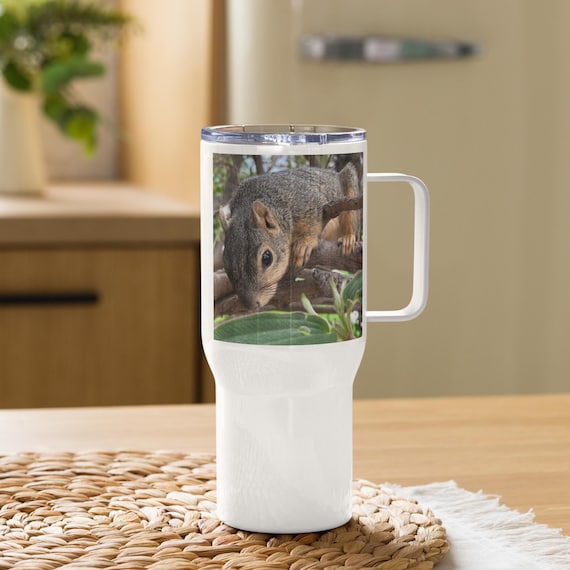 ROSA "In the Greenery"-- Travel Mug with Handle