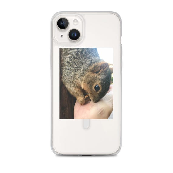 DICKENS "Telephone Pole"---MagSafe® Clear Squirrel iPhone® Case