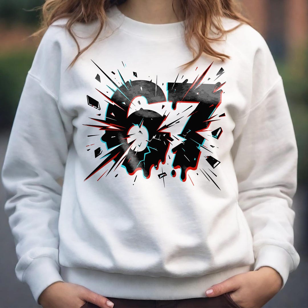 Six Seven 67 – Explosive Typography PNG | Viral Brainrot Streetwear ...
