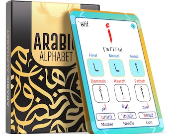 Arabic Alphabet Flash Cards PDF – 36-Card Learning Set for Kids & Adults