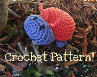 Amigurumi Toy Bug PDF Crochet Pattern INSTANT DOWNLOAD "The Blissful Beetle"